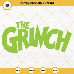 The Grinch SVG PNG DXF EPS Cricut Silhouette Vector Clipart