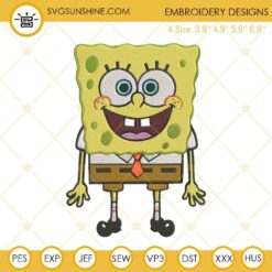 The SpongeBob Machine Embroidery Design File