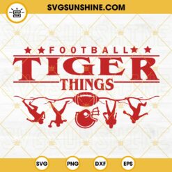 Tigers SVG, Football Tiger Things SVG, School Spirit SVG, Tigers Team SVG PNG DXF EPS Cricut Cut File