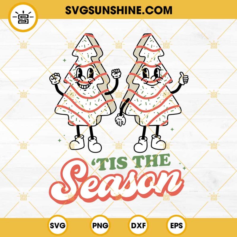 Tis The Season Little Debbie Christmas SVG, Christmas Tree Cakes SVG