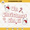 Un Christmas Sin Ti SVG, Bad Bunny Christmas SVG, Christmas Bad Bunny Logo SVG