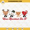 Una Navidad Sin Ti SVG, Bad Bunny Santa Claus Reindeer Snowman Gingerbread Christmas SVG