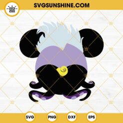 Ursula Mouse Ears SVG PNG DXF EPS Cut Files For Cricut Silhouette
