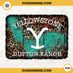 Yellowstone Dutton Ranch Leopard PNG, Yellowstone PNG Digital Download