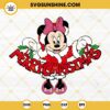 Disney Minnie Mouse Merry Christmas SVG PNG DXF EPS Cricut Silhouette Clipart
