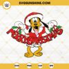 Disney Pluto Merry Christmas SVG PNG DXF EPS Cricut Silhouette Clipart