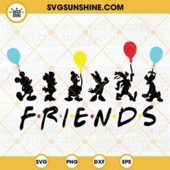 Disney Friends SVG PNG DXF EPS Cricut Silhouette Vector Clipart