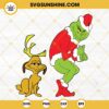 Grinch And His Dog SVG, Grinch Max Dog Christmas SVG PNG DXF EPS Cut Files