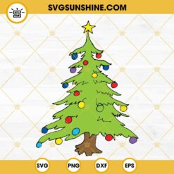 Grinch Christmas Tree SVG PNG DXF EPS Digital Download