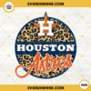 Leopard Print Houston Astros PNG File Digital Download