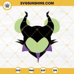 Maleficent Mouse Ears SVG PNG DXF EPS Cut Files For Cricut Silhouette