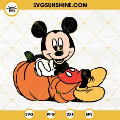 Mickey Mouse Pumpkins SVG PNG DXF EPS Cricut Silhouette Vector Clipart