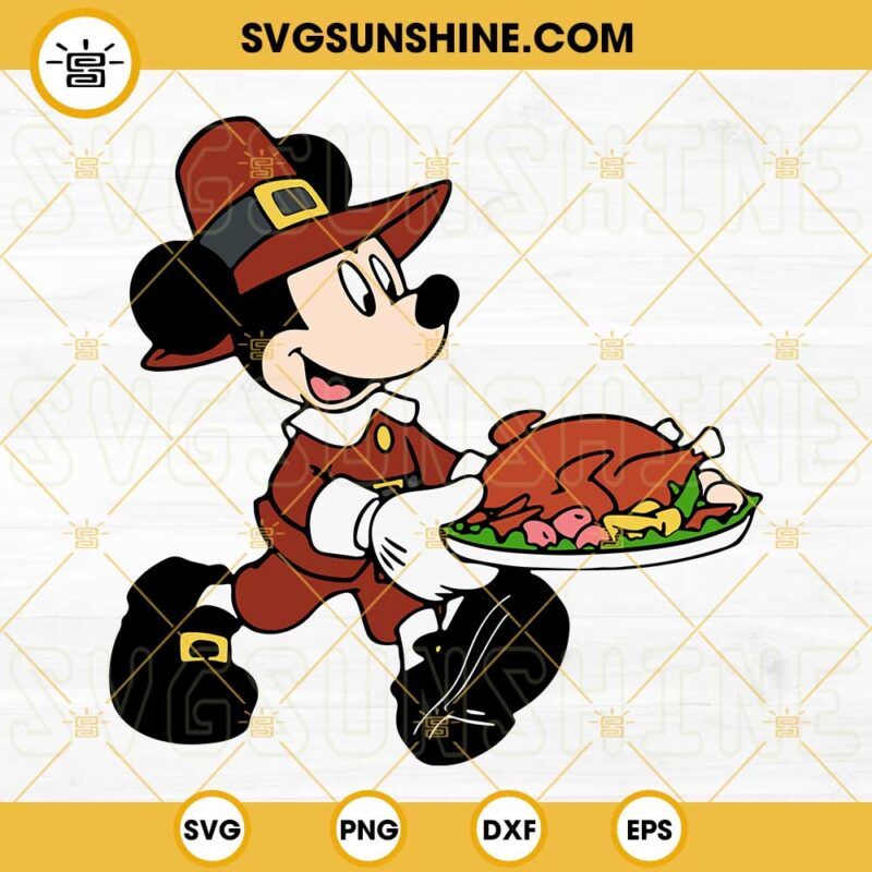Mickey Friends Thanksgiving SVG, Fall SVG, Disney Thanksgiving SVG PNG