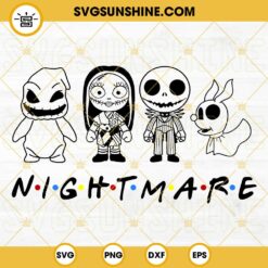 Nightmare Before Christmas Friends SVG PNG DXF EPS Files