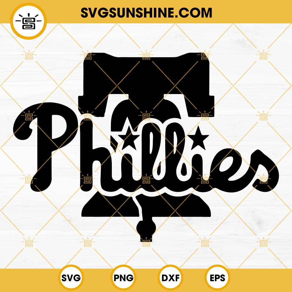 Phillies SVG, Phillies Bell SVG, Philadelphia Phillies Baseball SVG