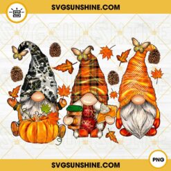 Fall Gnomes PNG, Thanksgiving Gnome PNG, Autumn Leaves PNG, Fall PNG, Autumn PNG, Gnome PNG