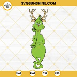The Grinch SVG, Grinch SVG DXF EPS PNG Cricut Silhouette Vector Clipart