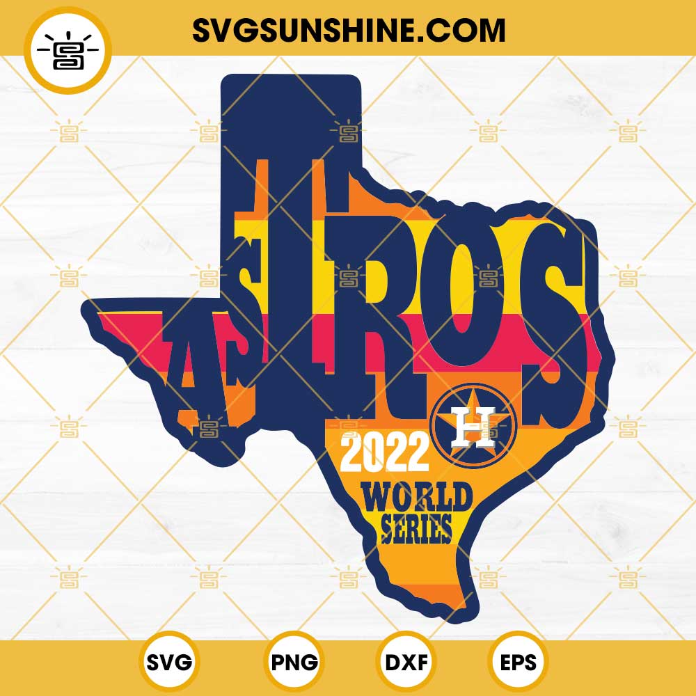 Houston Astros Championship 2022 World Series Svg Cutting Files