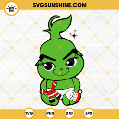 Baby Grinch Christmas SVG, Grinch Cricut Silhouette