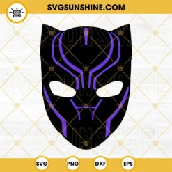 Black Panther Mask SVG, Black Panther SVG, Black Panther 2 SVG