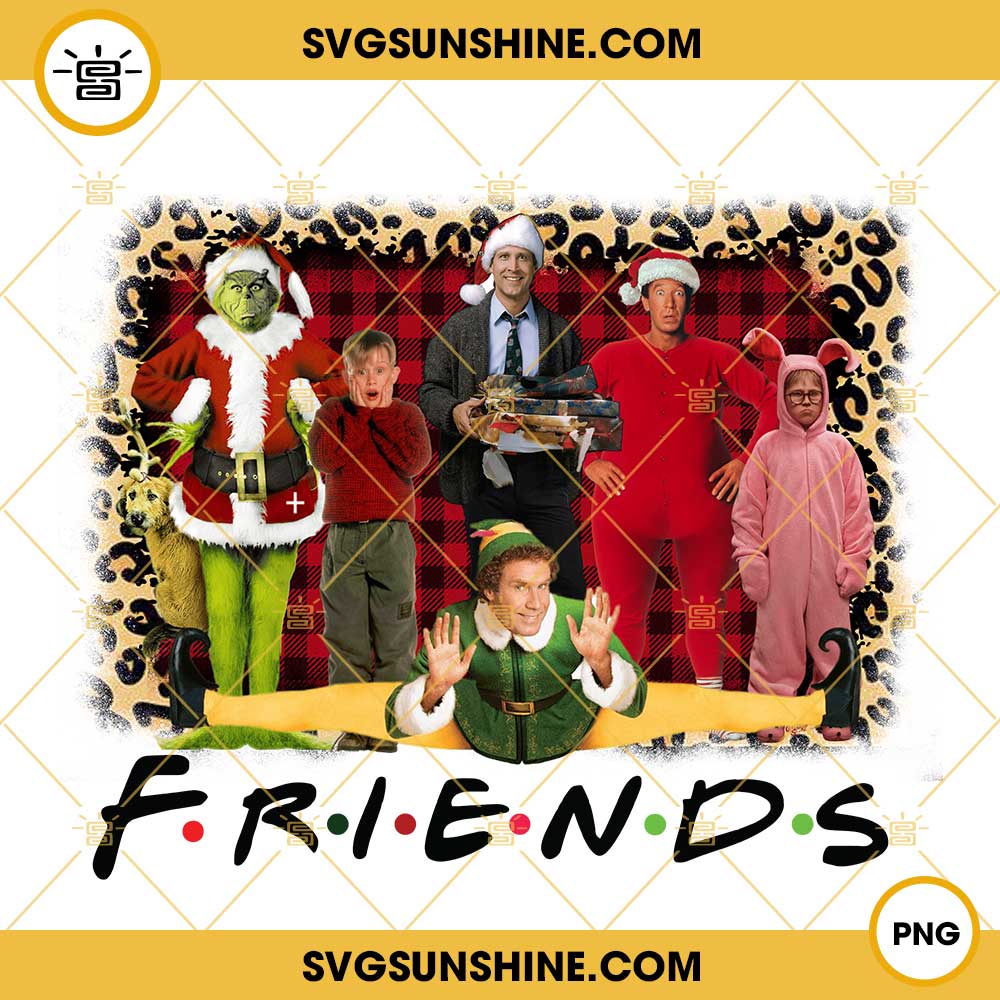 Christmas Friends PNG, Buddy The Elf PNG, Grinch PNG, Ralphie PNG, Clark Griswold PNG, Kevin Kevin Home Alone PNG