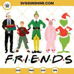 Christmas Movie Friends SVG, Christmas Friends SVG, Christmas Characters SVG PNG DXF EPS Cut Files