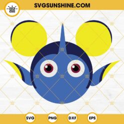 Dory SVG, Finding Nemo SVG, Dory Clipart, Dory PNG Cutting Cartoon, Dory Cut File