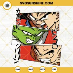Dragon Ball Z SVG PNG DXF EPS Cut Files For Cricut Silhouette