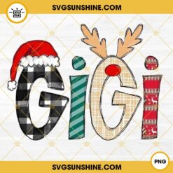 Gigi Christmas PNG File Digital Download