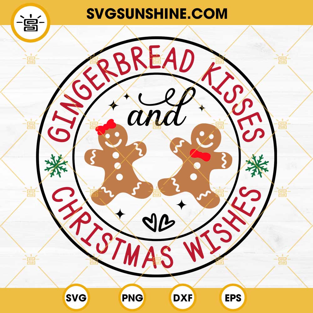 Christmas Gingerbread SVG: A Sweet Treat for Your Holiday Crafting