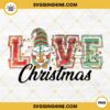 Gnome Love Christmas PNG, Gnome Christmas Light PNG File Digital Download
