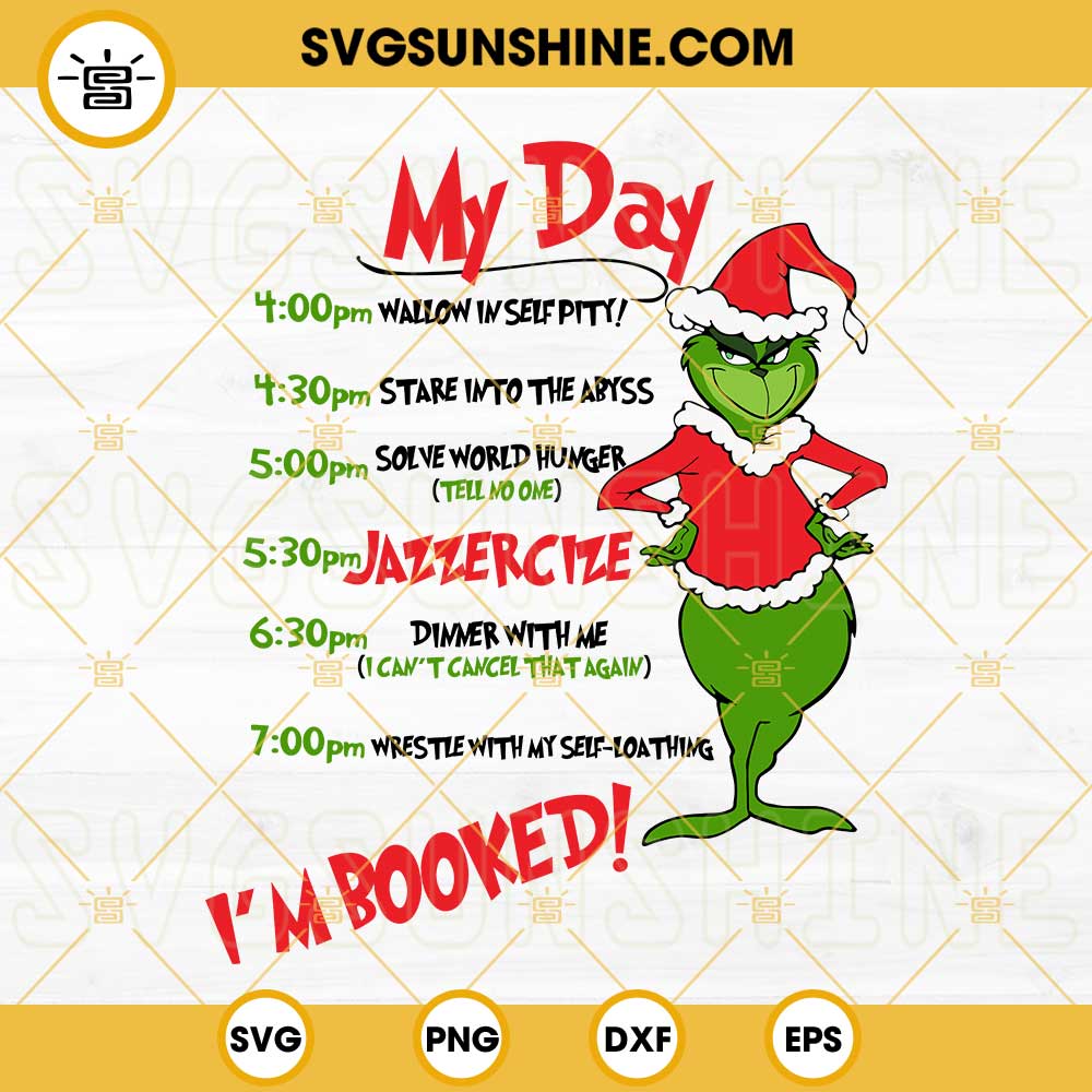 Grinch To Do List My Day Grinch Png My Day I m Booked Grinch To Do List My Day Grinch Png My Day I m Booked