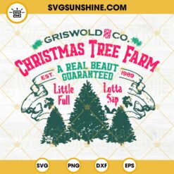 Griswold Co Christmas Tree Farm SVG PNG DXF EPS Cricut Silhouette