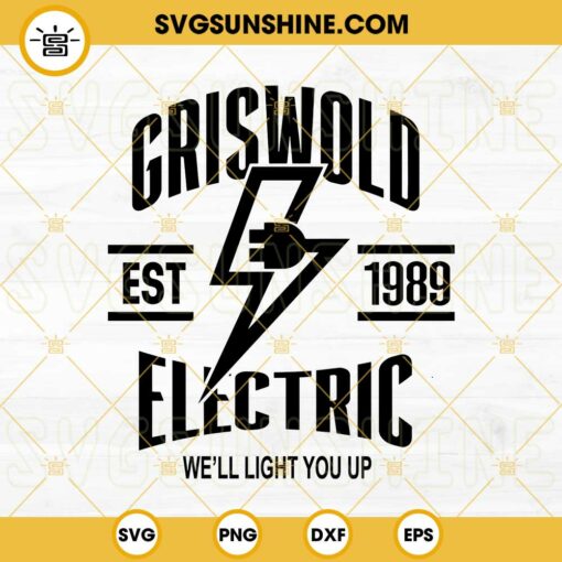 Griswold Electric Co SVG, Clark Griswold SVG, Christmas Vacation SVG, Christmas Movie SVG