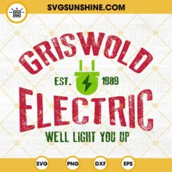 Clark’s Griswold Electric SVG, National Lampoon’s Christmas Vacation SVG PNG DXF EPS Cut Files