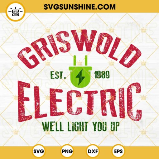 Griswold Electric SVG, Clark Griswold SVG, National Lampoon's Christmas Vacation SVG