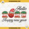 Hello 2023 Happy New Year PNG File Digital Download