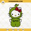 Hello Kitty Grinch Christmas SVG, Hello Cat Christmas SVG, Grinch Cat SVG