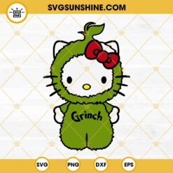 Hello Kitty Ugly Christmas Design SVG, Hello Kitty Christmas SVG PNG DXF EPS Cut Files