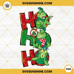 Ho Ho Ho Grinch PNG File Digital Download