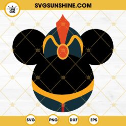 Jafar Disney Villain Mickey Mouse Ears SVG PNG DXF EPS Cut Files