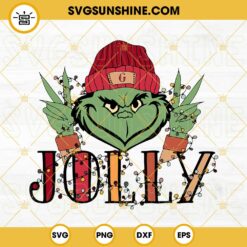 Jolly Grinch Christmas SVG, Grinch Christmas Lights SVG, Grinch Winter Holiday SVG