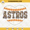 Leopard Astros Baseball SVG PNG DXF EPS Cricut Silhouette