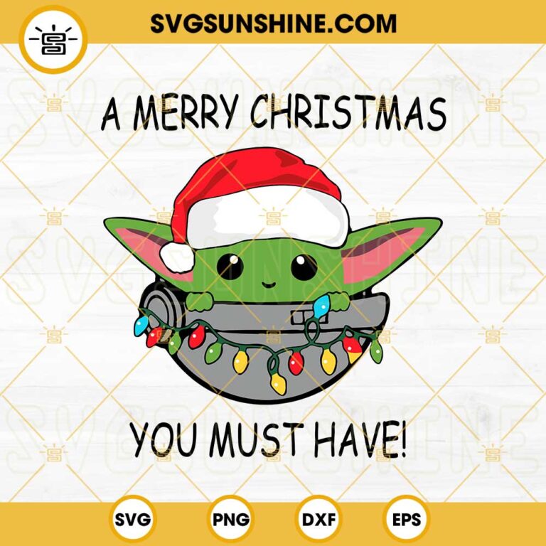 Baby yoda christmas svg baby yoda svg star wars christmas svg baby