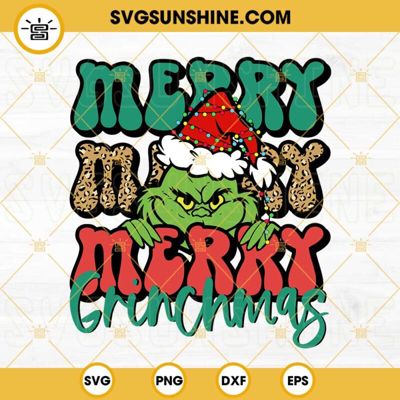 Merry Grinchmas SVG: Embrace the Grinch's Spirit for a Delightfully Unconventional Christmas