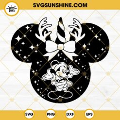 Mickey Christmas SVG, Disney Christmas Mouse SVG, Mouse Ear Christmas SVG