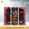 Jack Skellington And Grinch Merry Christmas Tumbler PNG, Jack Skellington Santa Claus Tumbler PNG File Digital Download