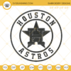 Houston Astros Embroidery Design File