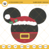 Mickey Santa Claus Christmas Machine Embroidery Design File