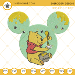 Winnie The Pooh Embroidery Design File